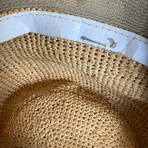 Scala Collezione Vintage Raffia Straw Sun Beach Vacation Resort Hat - Picture 13 of 16